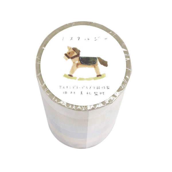 Kamiiso Miki Tamura Washi Masking Tape - Chigiri-e 6-Color Set: Nostalgie