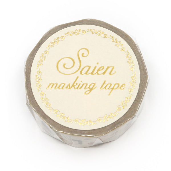 Kamiiso Sansyo 15mm Washi Tape - Saien Coffee Time UR3080