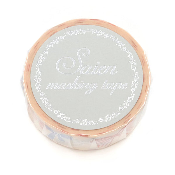 Kamiiso Saien 15mm Washi Tape - Glittery Ribbon (Pack of 10) | papermindstationery.com