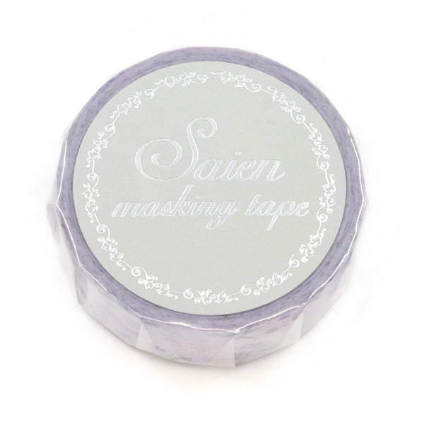 Kamiiso Saien 15mm Washi Tape - Lavender (Pack of 10) | papermindstationery.com