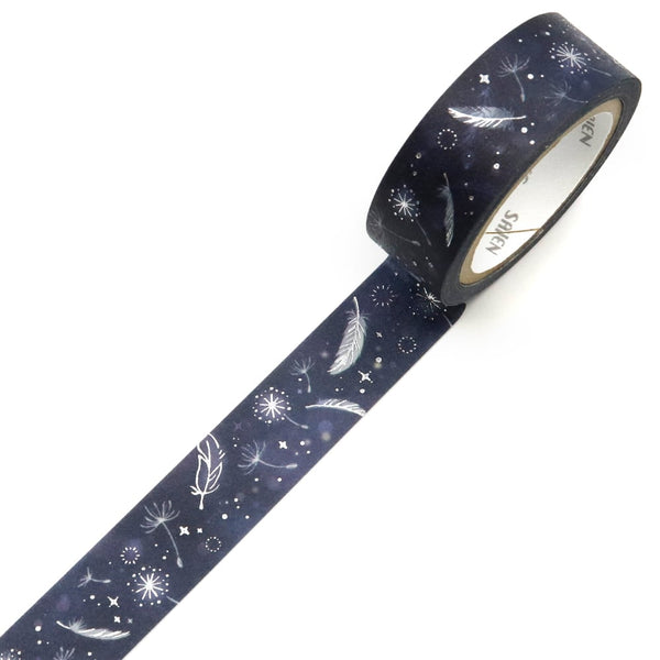 Kamiiso Saien 15mm Washi Tape - Feather (Pack of 10) | papermindstationery.com
