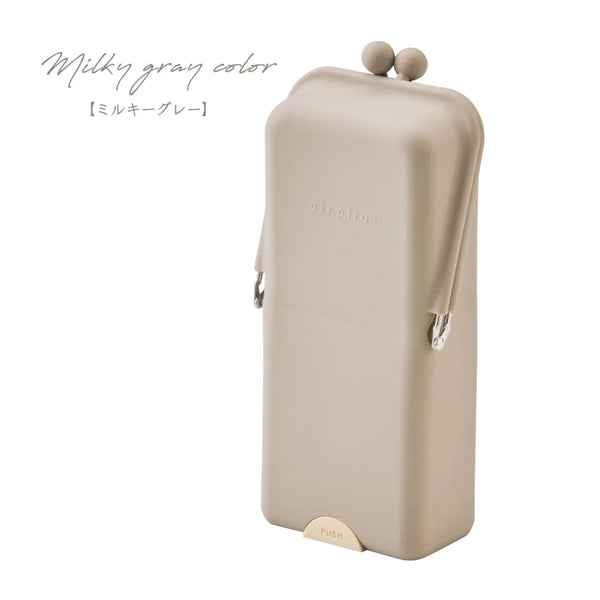 Kutsuwa Airpita Stand Pencil Case - Milky Gray AK062GY