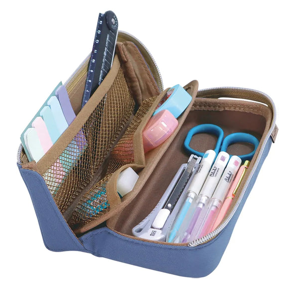 Kutsuwa Elgaba Pen Case - Blue AK067BL