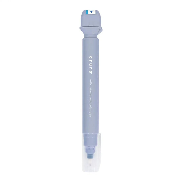 Kutsuwa Cruro Stamp Pen - Smoky Blue DE017BL | papermindstationery.com