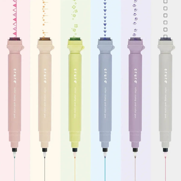 Kutsuwa Cruro Stamp Pen - Dessert Pink DE017PK | papermindstationery.com
