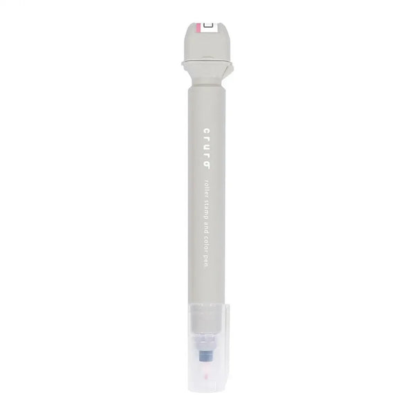 Kutsuwa Cruro Stamp Pen - Light Greige DE017GY | papermindstationery.com