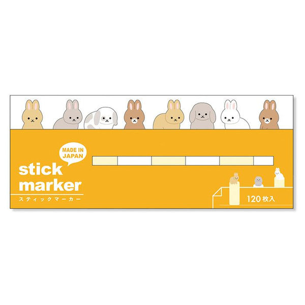 Mind Wave Sticky Note Page Marker Set of 3 - Long-haired Cat, Black Cat & Rabbit