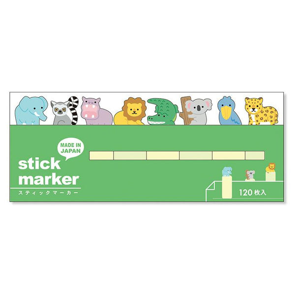 Mind Wave Sticky Note Page Marker Set of 3 - Sea Animal, Zoo Animal 1 & 2