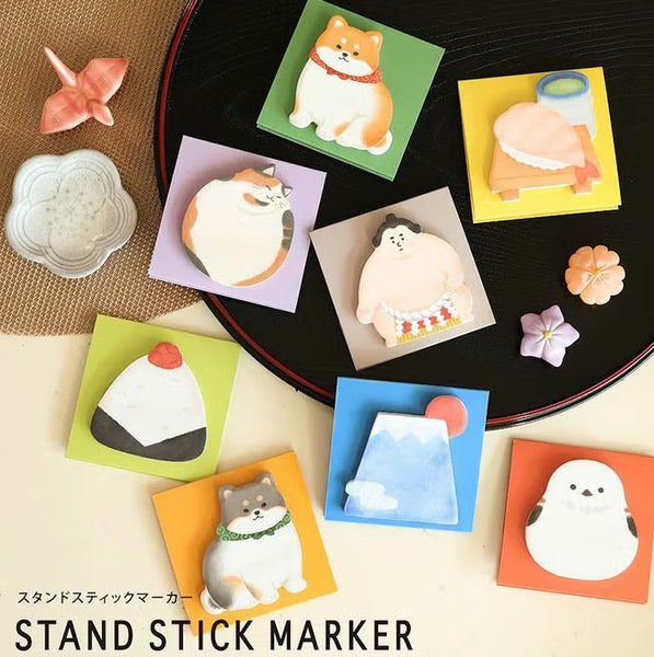 Mind Wave Stand Sticky Notes 57948 Sushi (Pack of 10) | papermindstationery.com