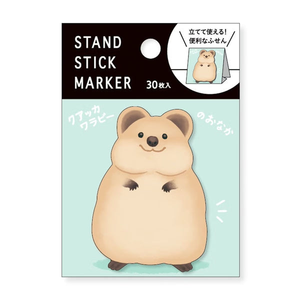 Mind Wave Stand Sticky Notes 58047 Quokka Wallaby's Belly (Pack of 10)