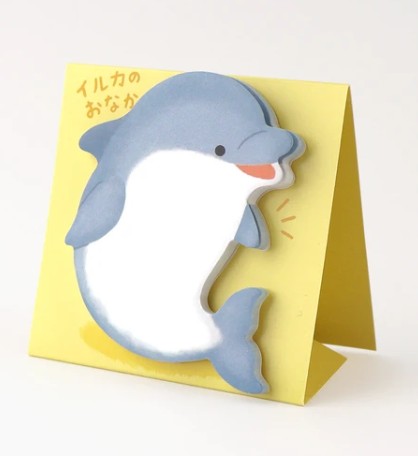 Mind Wave Stand Sticky Notes - Dolphin's Belly (Pack of 10) | papermindstationery.com