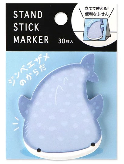 Mind Wave Stand Sticky Notes - Whale Shark Body (Pack of 10)