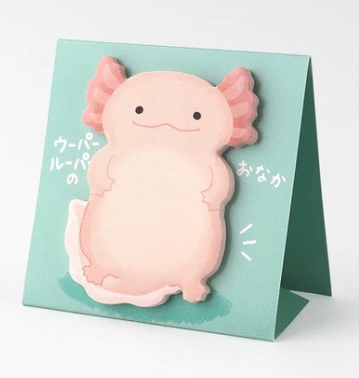 Mind Wave Stand Sticky Notes - Axolotl's Belly (Pack of 10) | papermindstationery.com