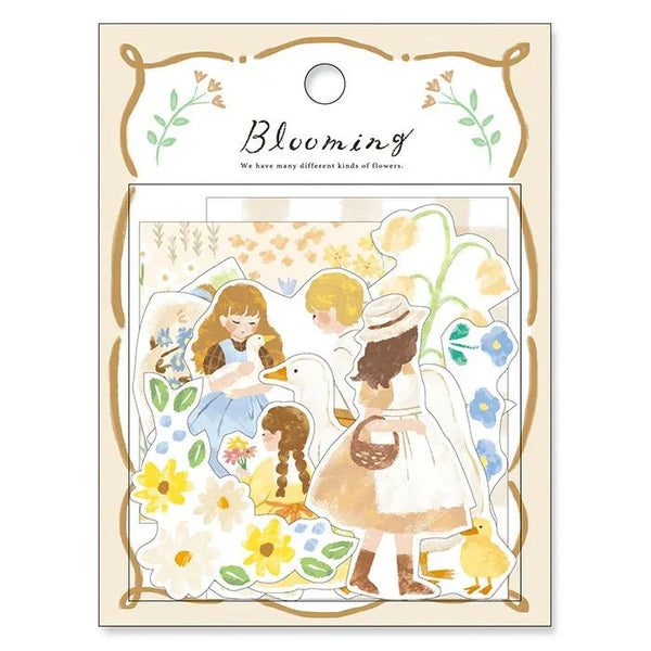 Mind Wave Flake Stickers - Blooming Beige Duck 81836 | papermindstationery.com
