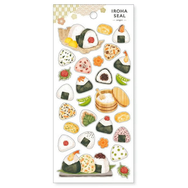 Mind Wave Iroha Seal Set of 3 - Japanese Food Collection