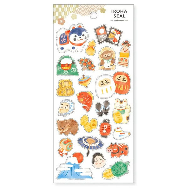 Mind Wave Iroha Seal Set of 3 - Japanese Food Collection