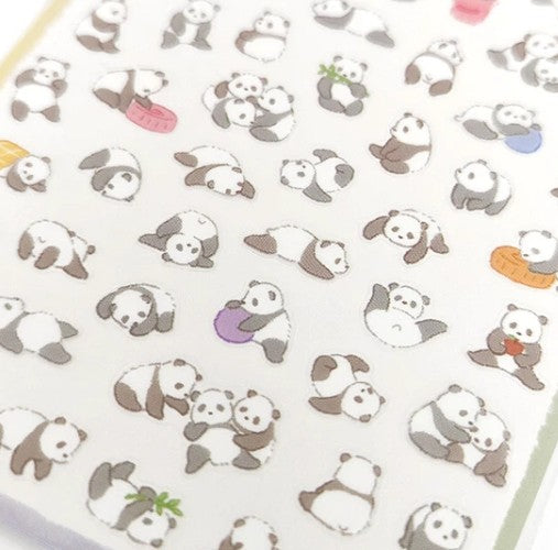 Mind Wave Puchi Fuwa Sticker 81877 Panda (Pack of 10) | papermindstationery.com