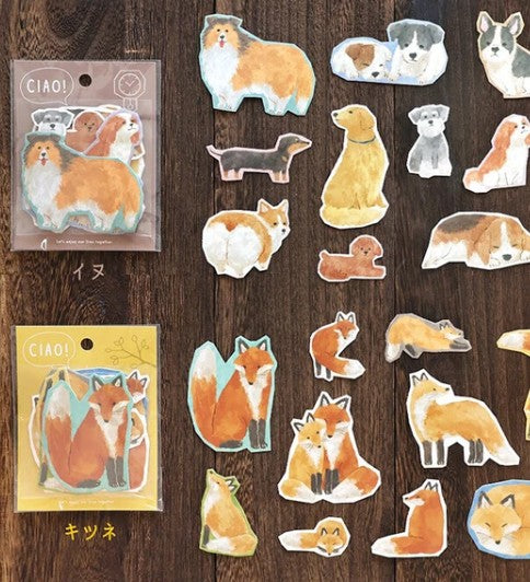 Mind Wave Ciao Sticker 81967 Fox (Pack of 10) | papermindstationery.com