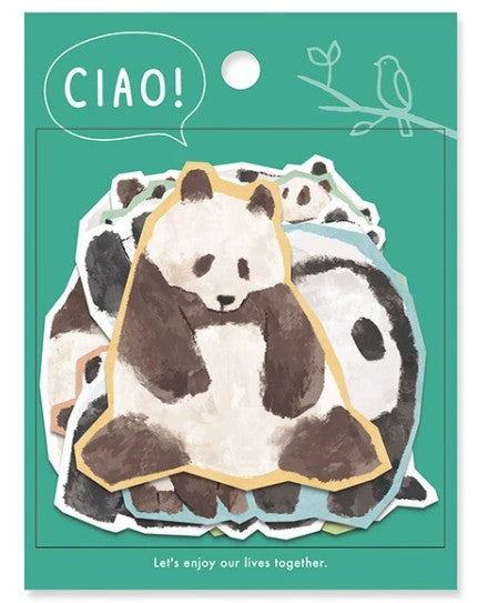 Mind Wave Ciao Sticker 81969 Panda (Pack of 10) | papermindstationery.com