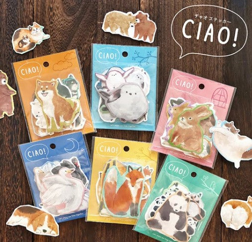 Mind Wave Ciao Sticker 81969 Panda (Pack of 10) | papermindstationery.com