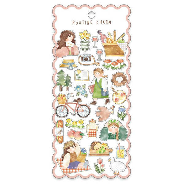 Mind Wave Sticker Sheet - Routine Charm Picnic 82185