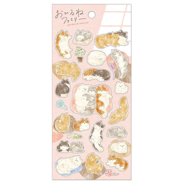 Mind Wave Sticker Sheet Set of 3 - Napping Puppy, Cat & Rabbit