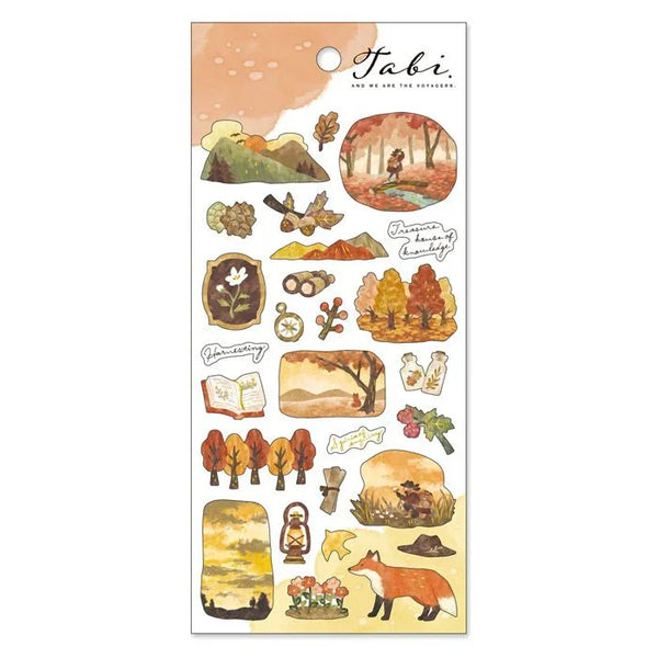Mind Wave Sticker Sheet - Twilight Land Orange Brown 82333