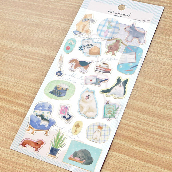Mind Wave Sticker Sheet - With Animals Dog 82570