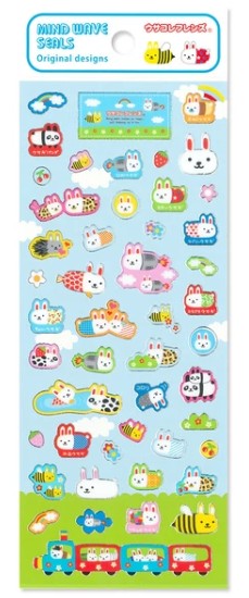 Mind Wave Stickers Usakore Friends 2 (Pack of 10) | papermindstationery.com