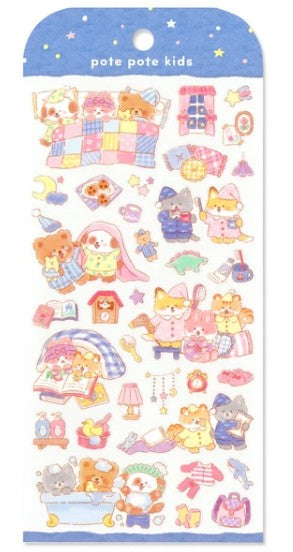 Mind Wave Potepote Kids Stickers Set of 3 - School Fun Activities