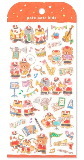 Mind Wave Potepote Kids Stickers Set of 3 - School Fun Activities