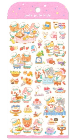 Mind Wave Potepote Kids Stickers Set of 3 - School Fun Adventures