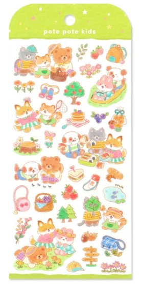 Mind Wave Potepote Kids Stickers Set of 3 - School Fun Adventures