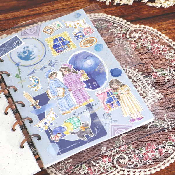 Mind Wave Sticker Sheet Set of 3 - Cheery Cherry Flower, Outing & Goodnight | papermindstationery.com