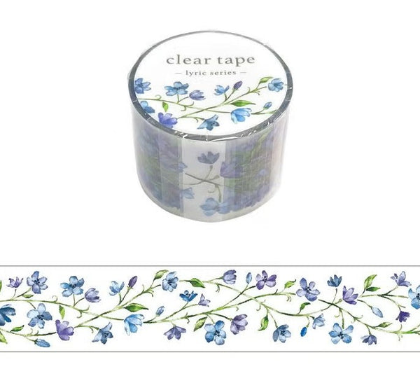 Mind Wave Clear Tape 30mm 95370 Lyric Flower 2 (Pack of 6) | papermindstationery.com