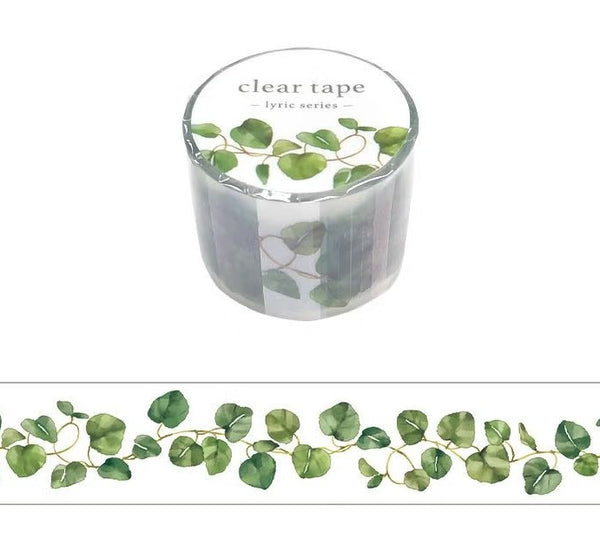Mind Wave Clear Tape 30mm 95374 Lyric Vine (Pack of 6) | papermindstationery.com