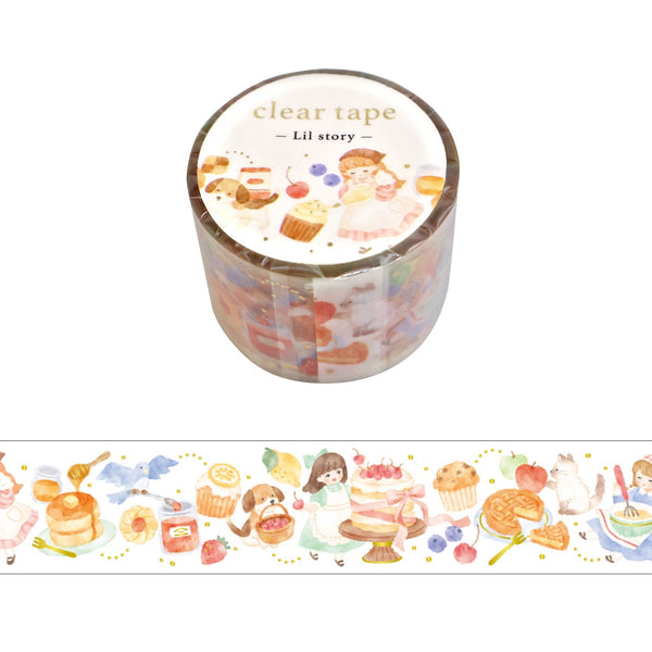 Mind Wave 30mm Clear Tape Set of 2 - Lil Story Baking & Baking Scene