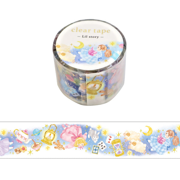 Mind Wave 30mm Clear Tape Set of 2 - Lil Story Midnight & Midnight Scene