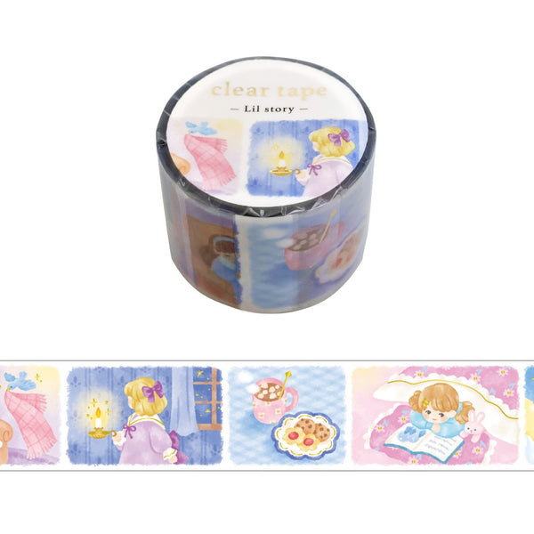 Mind Wave 30mm Clear Tape Set of 2 - Lil Story Midnight & Midnight Scene