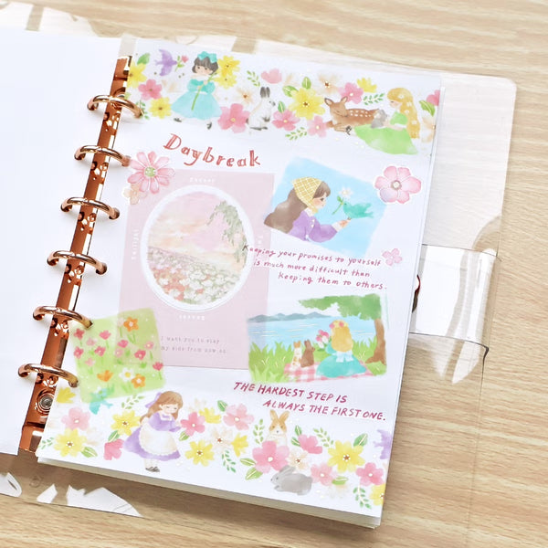 Mind Wave 30mm Clear Tape Set of 2 - Lil Story Stroll & Stroll Scene | papermindstationery.com