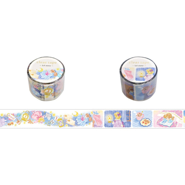 Mind Wave 30mm Clear Tape Set of 2 - Lil Story Midnight & Midnight Scene