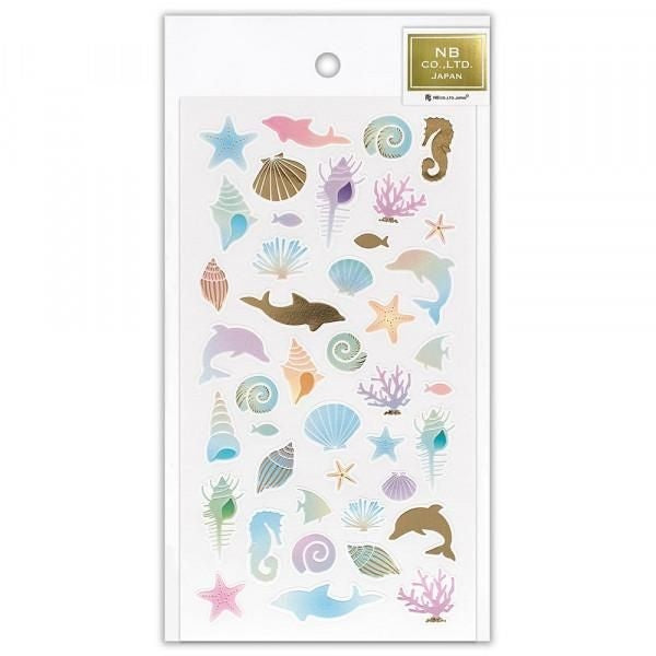 NB Pearl Sticker Large Shell (1014145) (Pack of 5) | papermindstationery.com