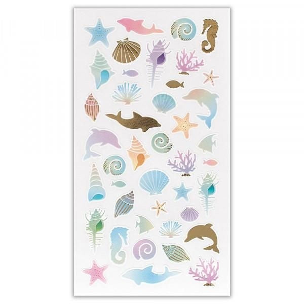 NB Pearl Sticker Large Shell (1014145) (Pack of 5) | papermindstationery.com