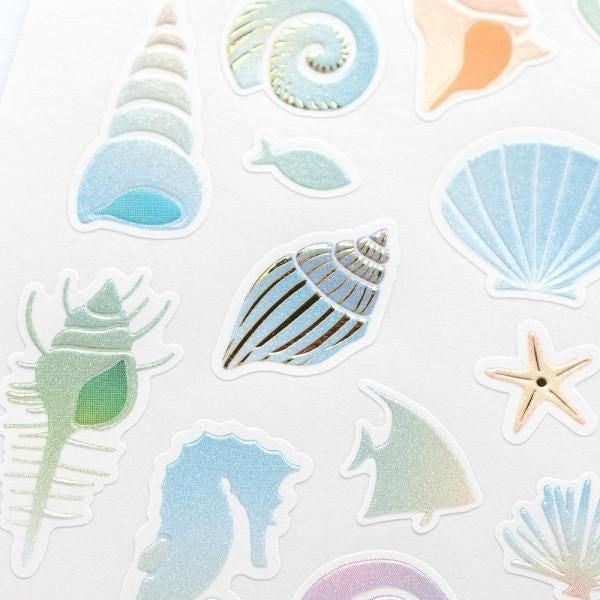 NB Pearl Sticker Large Shell (1014145) (Pack of 5) | papermindstationery.com