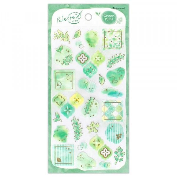 NB Clear Sticker Large Palette - Leaf (1274102) (Pack of 10) | papermindstationery.com