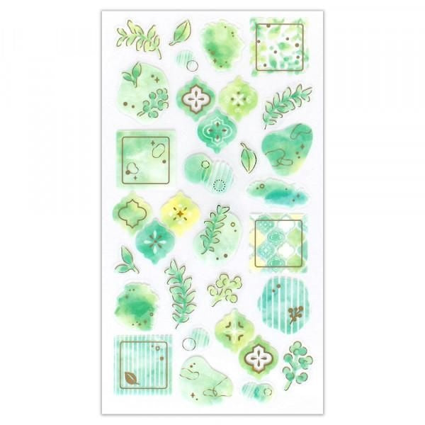 NB Clear Sticker Large Palette - Leaf (1274102) (Pack of 10) | papermindstationery.com