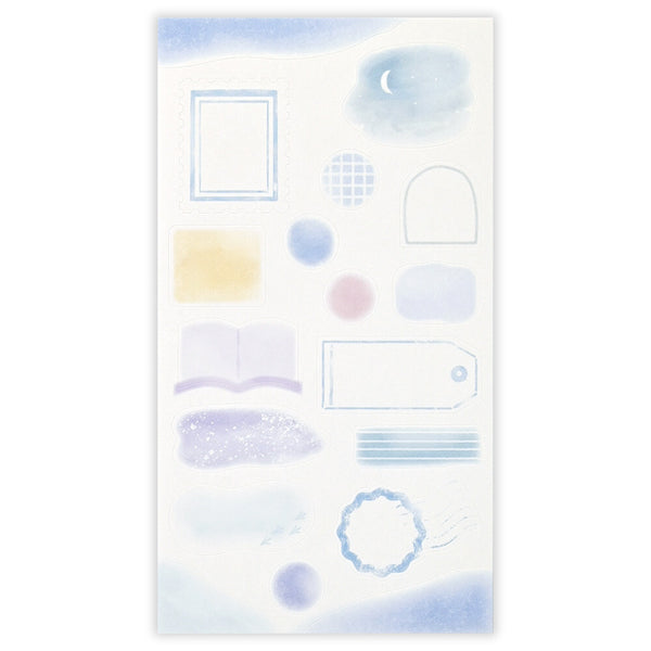 NB Co. Sticker Sheet Set of 4 - Deco Time Bird, Rabbit, Cat & Forest Animals