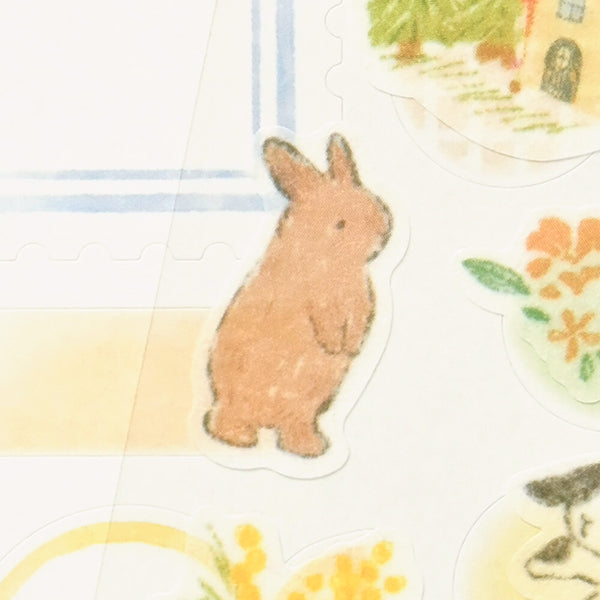 NB Co. Sticker Sheet - Deco Time Duo Rabbit 1294102