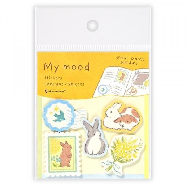 NB Flake Sticker My Mood - Yellow (1344102) (Pack of 5) | papermindstationery.com