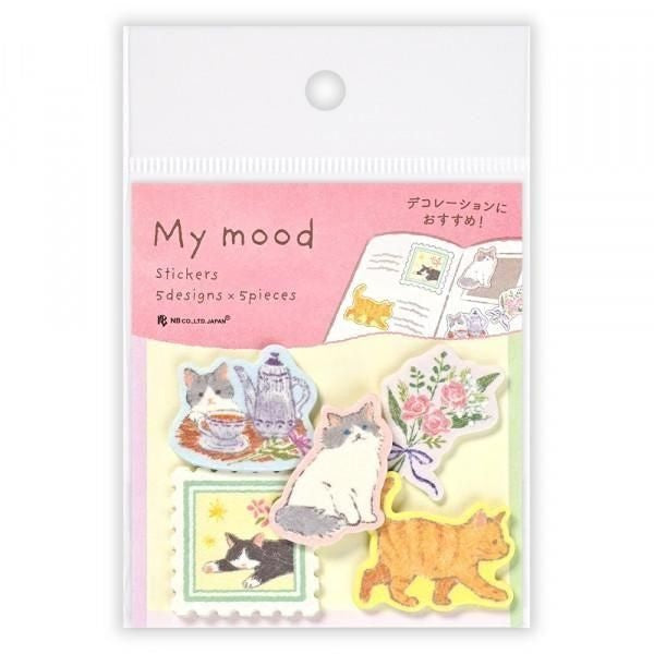 NB Flake Sticker My Mood - Pink (1344103) (Pack of 5) | papermindstationery.com